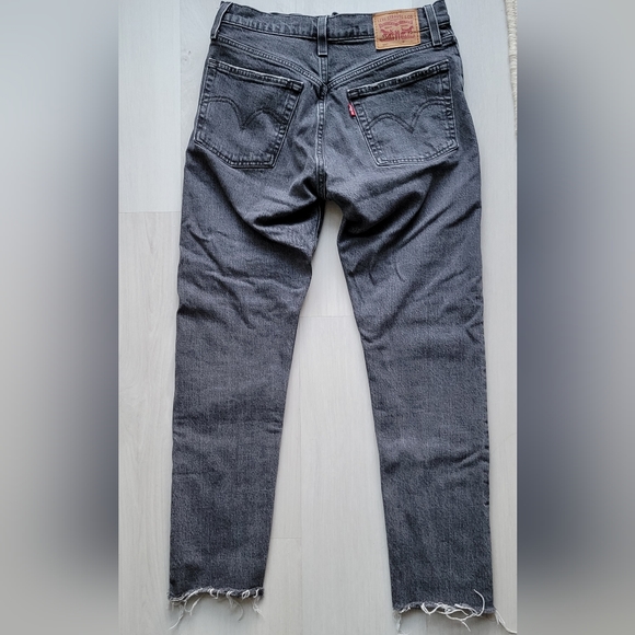 Levi's 501 ankle jeans, size 25, washed-out black - Picture 2 of 9